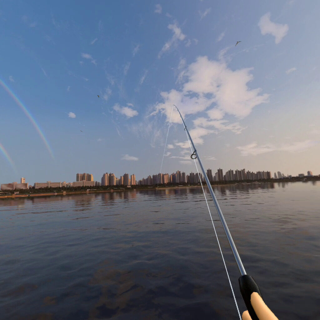 VR釣りゲーム『Real VR Fishing』のゲーム画面