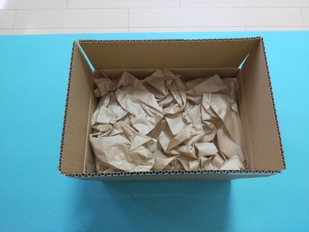 大量のクッションペーパー
