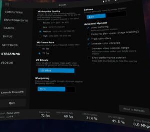 Steam Vr Bitrate Virtual Desktopのカクつき・遅延を少なくする方法!【メタクエスト・Pico】