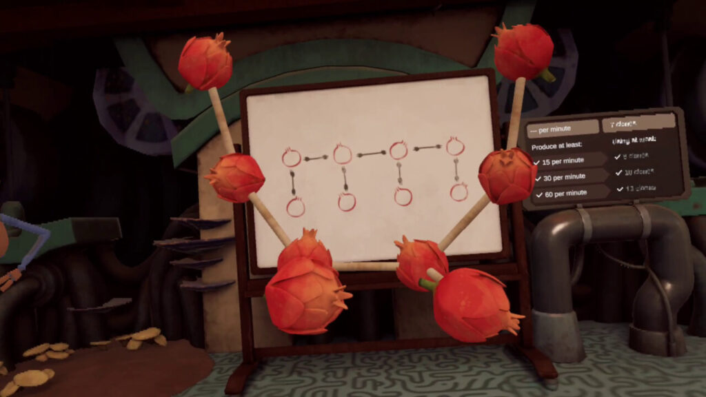 赤い実が８個つながり、大きなアイテムとなっている状態（The Last Clockwinder）
