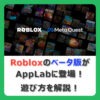 Robloxのベータ版がAppLabに登場！ 遊び方を解説！