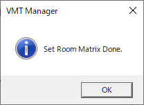 VMT RoomMatrix完了